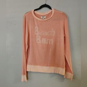 Mate The Label LA Beach Bum Crewneck Lightweight Sweater Small/Medium